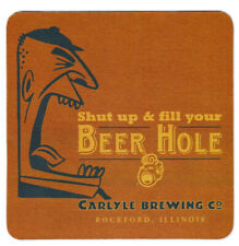 Carlyle Brewing Beer Coaster Rockford IL picture