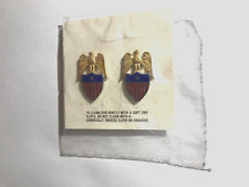 RARE PAIR INSIGNIA 150g PINS FOR ARMY AIDE TO BRIGADIER GENERAL  MILITARY SEALED picture