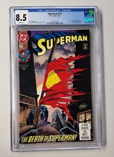 Superman #75 CGC 8.5 New Slab - Death of Superman picture