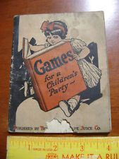 Welch's Grape Juice booklet Games for a Children's Party circa 1910-1920 picture