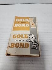 Vintage Gold Bond Stamp Savers Book Filled With Stamps.  picture