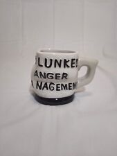 I Flunked Anger Management Crushed Crumpled Mug 16oz Ceramic Novelty Gag Gift picture