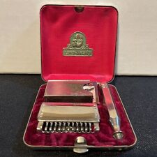 Vintage Ever-Ready Safety Razor w/Chrome Plated Case Patented March 24/14 picture