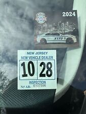 NYPD 2024 Highway Patrol Windshield Decal Dodge Charger picture