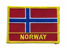 Norway Country Of Flag Embroidered 3.25 inch Patch EE6079 F6D35M picture