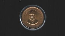 Vintage 1964 Franklin Mint Theodore Roosevelt Bronze Coin in Holder Mint picture