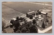Postcard RRPC Aerial View of Rural Farm Addressed to The Price Is Right c1957 picture