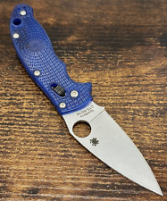 Spyderco Manix 2 Knife Blue FRCP CTS BD1N C101PBL2 FACTORY SECOND picture