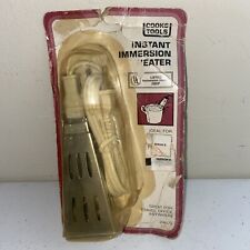 Vintage 1982  Cooks Tools Instant Immersion Heater NEW SEALED #1198 NOS picture