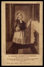 BLESSED GIUSEPPE BENEDETTO COTTOLENGO now ST Old 1916 HOLY CARD POSTCARD picture