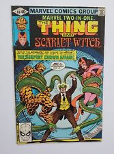 Marvel Two-in-one #66 The Thing Scarlet Witch. picture