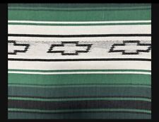 Chevy Chevrolet Large Mexican Blanket Sarape Bow tie 77 x 53 Inches Serape Low picture