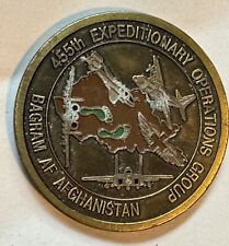 Challenge Coin USAF 455th Expeditionary Operations Group Bagram AF Afghanistan picture
