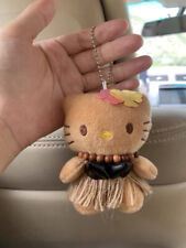 Sanrio Hello Kitty Plush Hawaii Keychain Bag Charm Keyring Gift Cute Purse Decor picture
