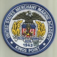 UNITED STATES MERCHANT MARINE ACADEMY KINGS POINT PATCH SEA SHIP BOAT SAILOR USA picture
