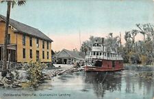 c.1910 Steamer William Howard at Grahamville Landing FL postcard Ocklawaha River picture