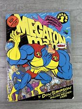 Vintage 1990 Megaton Man Volume-1 Graphic Novel Paperback by Don Simpson picture
