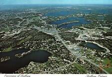 CONTINENTAL SIZE POSTCARD AERIAL VIEW OF 1980s SUDBURY ONTARIO CANADA picture