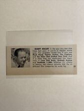 Barry Kelley The Capture & Frederic March 1951 Hollywood Star Panel picture