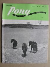 PONY MAGAZINE April 1969 Trotting Ponies of Arromanches, Manx Galloway, Morocco picture