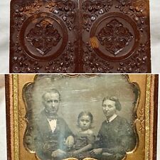 SALE Victorian Daguerreotype of Family 1/6 Plate Great Union Case Mid-1800’s picture