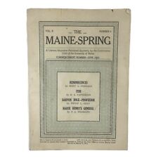 The Maine Spring Commencement No June 1922 University Literary Magazine Ad's picture