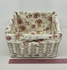 Rachel Ashwell Target Simply Shabby Chic Floral Roses Wicker Storage Basket picture