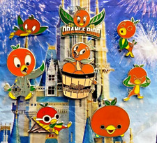 🍊 Orange Bird Pin Set of 8 Pins: Disney Orange Bird Adventureland Walt Disney picture