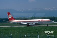 Aircraft Photo 4 x 6 OD-AFN Boeing 720, Middle East Airlines, MEA, 1970s picture