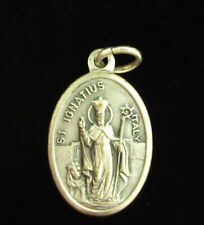 Vintage Saint Ignatius Medal Religious Holy Catholic Saint John Berchmans picture