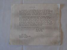1945 WWII Okinawa Japan Copy of US Army Silver Star Letter Award Notification picture