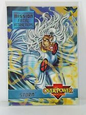 1995 MARVEL OVERPOWER Storm Fatal Attraction Card Game Fleer Universe X-Men picture