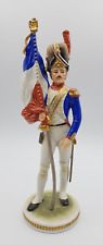 Kaiser Porcelain Figurine Napoleonic Color Bearer ---  9 3/4” Tall West Germany picture