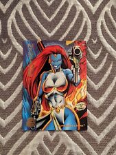 1994 MARVEL UNIVERSE SERIES 5 V TRADING CARD 108 MYSTIQUE BY DERRICK ROBERTSON X picture