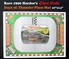 RARE 1990 HARDEE'S COCA-COLA CHEVY DAYS OF THUNDER PLACE MAT MINT 33YRS OLD picture
