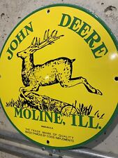 Vintage Style John Deere Farm Porcelain Sign picture