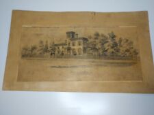 ANTIQUE Paper Auburn NY Historical House C. B. Hutchinson Grover St. PHOTO picture