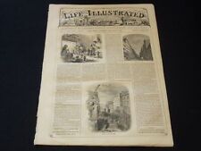 1858 JANUARY 9 LIFE ILLUSTRATED NEWSPAPER - NEW YORK PUBLIC BUILDINGS - NP 5903 picture