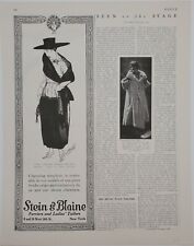 1920s Women's Fashion Vogue Fur Coat Stein & Blaine FLAPPER Vintage Print Ad picture