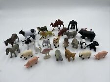 26 Plastic Animals Wild, Zoo, Farm Schleich Kerry Jersey Mixed Lot Vintage picture