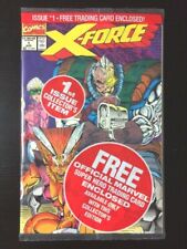 MARVEL COMICS X-Force # 1 Polybag Comic With SHATTERSTAR Trading Card NM 9.2 picture