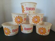 Vintage 6 Elsie The Cow Borden Dairy Ice Cream 3 oz Waxed Cups Unused New picture
