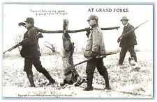 1914 Exaggerated Animal Grand Forks British Columbia Canada RPPC Photo Postcard picture