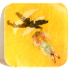 VTG 1960 CRACKER JACK TILT CARD PARACHUTE JUMPING picture