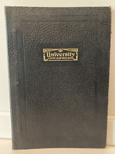 Vtg 1932 UNIVERSITY LOOSE LEAF NOTE BOOK Binder No. S-1088 3 Ring 10