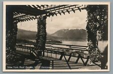 View From Roof Garden Hotel Vancouver B.C. Canada RPPC Postcard picture