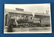 Lehigh Valley Railroad Locomotive 2231 @ Communipaw NJ RPPC Photo Postcard picture