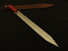 Handmade 24  inches High Carbon steel Sword Hunting Sword with sheath picture