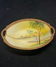  Nippon Hand Painted Moriage Farm Setting Antique picture