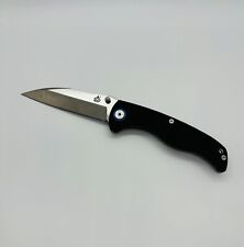 QSP Nokomis Knife Black G10 Handle Stainless Blade Frame Lock Folder QS110-A picture